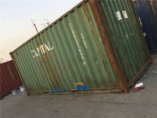 China 20 Feet Used Steel Storage Containers / 2nd Hand Containers For Sale supplier