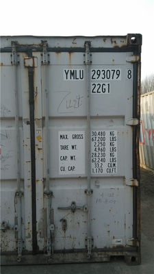 China 2nd Hand Shipping Containers For Road Transport 6.06m *2.44m * 2.59m supplier