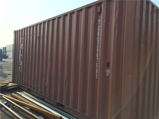 China 33 Cbm Steel 20 Foot Storage Container For Cargo Shipping / Intermodal Transport supplier