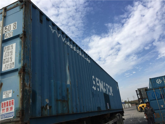 China Blue 20' 2nd Hand Shipping Containers / Second Hand Steel Containers supplier