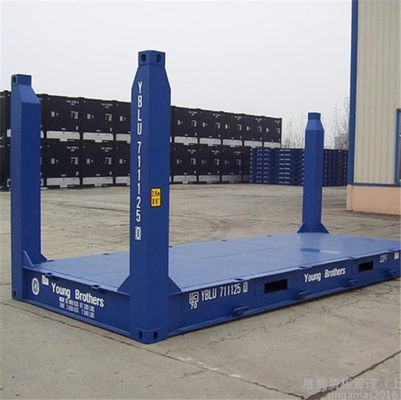 China Second Hand International Flat Rack Shipping Container For Sea Road Transport supplier
