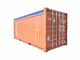 Red Second Hand 20ft Open Top Container For Maritime And Land Transport supplier