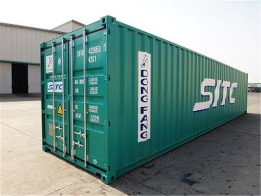 China Steel Dry Used Metal Shipping Containers 20 Feet 33 Cbm For Road Transport supplier