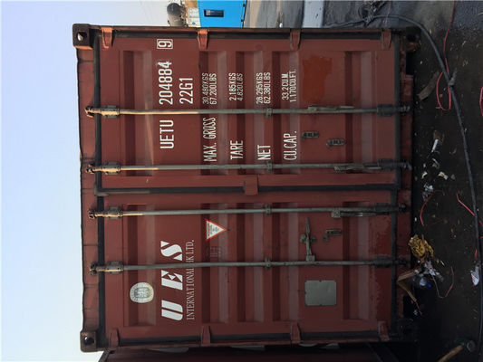 China 20gp Dry Used Steel Storage Containers / 40ft Open Side Container supplier