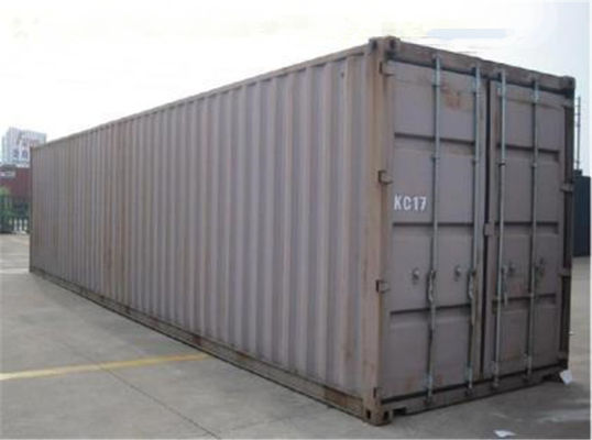 China Used Metal Shipping Containers 40gp Steel Dry Storage Containers supplier