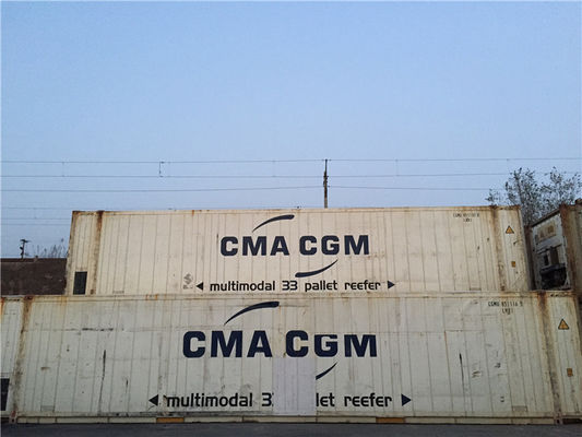 China White Metal High Cube Reefer Container 40 45 20 Feet Hq Container supplier