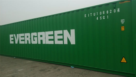 China Blue Steel Used Freight Containers 20 Feet For Marine Transportation supplier