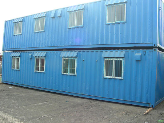 China Durable Metal Container Houses Steel Tubes Dormitory Portable Dwelling Disassemble 20 Foot Container House supplier