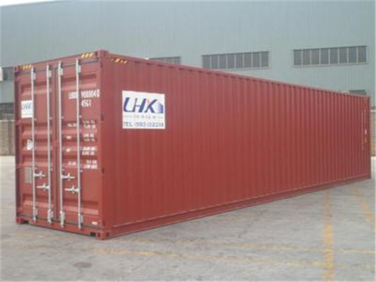China 2nd Hand Steel High Cube Shipping Container / 45 Hc Container supplier