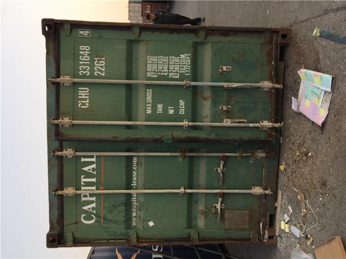 Blue Used Metal Shipping Containers International Standards Dry Cargo Container