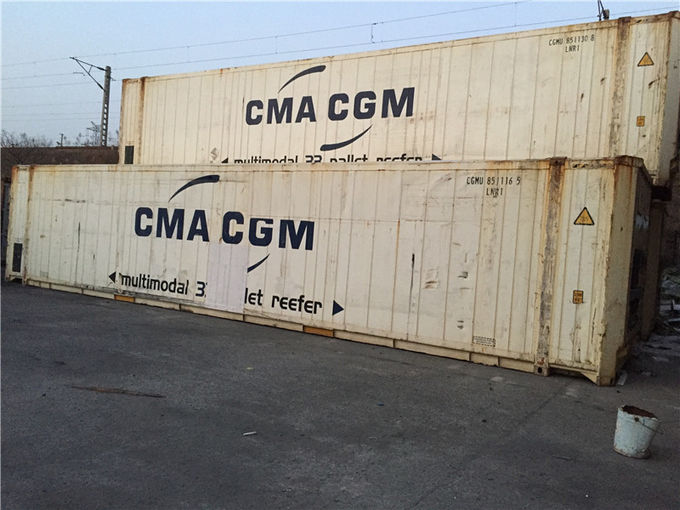 White Metal High Cube Reefer Container 40 45 20 Feet Hq ...